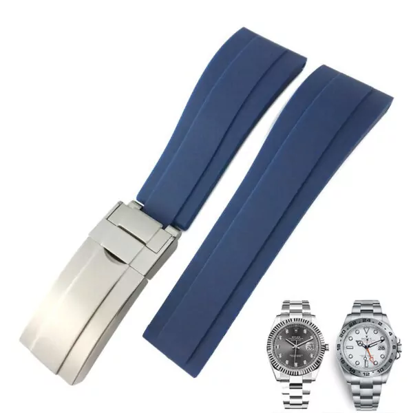 blue_0-mm-21-mm-caoutchouc-silicone-bracelet-d_variants-7 Blue Strap for Rolex Datejust 41mm, Explorer II 21mm In Rubber