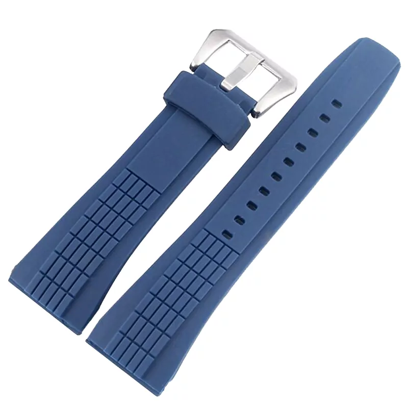 Bracelets-de-montre-pour-SEIKO-VELATURA-SPC007J1-montre-de-sport-tanche-en-Silicone-avec-26mm copy Blue Strap for Seiko Velatura 26mm In Rubber