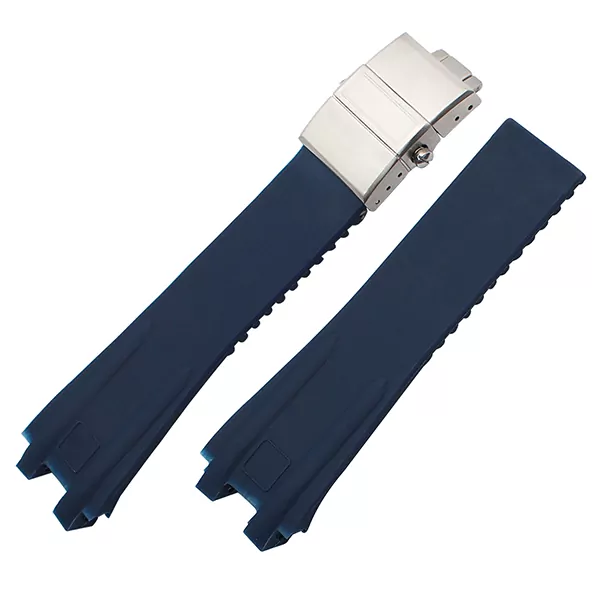 Executif-Blue-Ulysse-Nardin-Strap-8 Blue Rubber Strap for Ulysse Nardin Executive Dual Time 243
