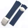 UNSRXL-18 Blue Strap for Ulysse Nardin Marine 25x12mm In Rubber
