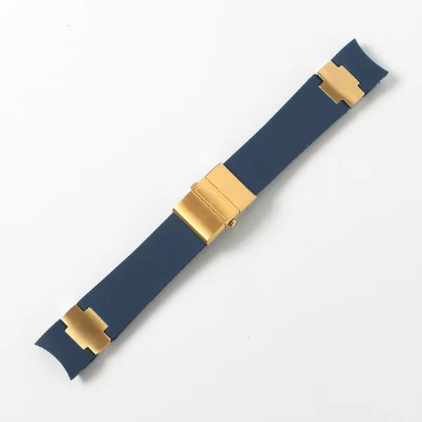 18_22-20mm-noir-marron-bleu-tanche-Silicone-caoutchouc-bracelet-de-montre-bracelet-ceinture-pour-Nardin-MARINE Blue Strap For Ulysse Nardin Marine Diver/Torpilleur 22mm In Rubber