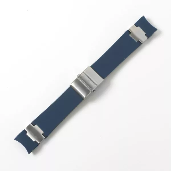 20_22-20mm-noir-marron-bleu-tanche-Silicone-caoutchouc-bracelet-de-montre-bracelet-ceinture-pour-Nardin-MARINE Blue Strap For Ulysse Nardin Marine Diver/Torpilleur 22mm In Rubber