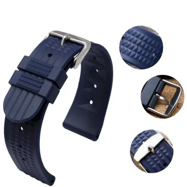 racelet-de-montre-en-caoutchouc-silicon_main-1 Blue Strap for Seiko Marinemaster, Prospex, Diver 20,22mm In Rubber
