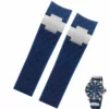 Strap-marine-diver-torpilleur-bracelet-rubber-12 Blue Waves Strap For Ulysse Nardin Marine Diver/Torpilleur 22mm In Rubber