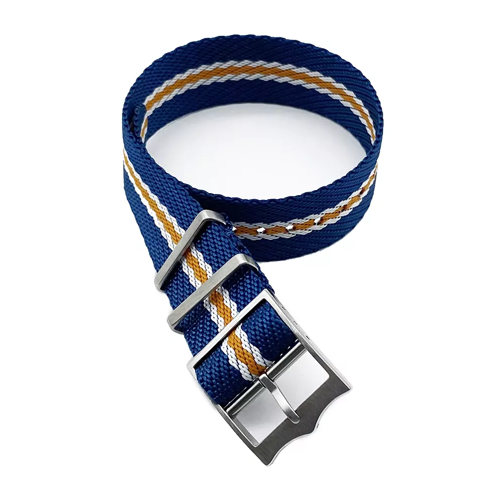 2_Nylon-otan-sangles-22mm-20mm-bracelet-de-montre-de-haute-qualit-Sport-militaire-montre-sangles-Parachute Blue, White & Orange Monte-Carlo Nato Strap Universal, Tudor Black Bay, Pelagos In Nylon - 20,22mm