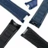 s-l500 (1) Blue & White Rubber Strap for Omega Seamaster Aqua Terra 300