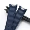 s-l500 Blue & White Rubber Strap for Omega Seamaster Aqua Terra 300