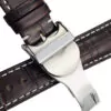 Bracelet-de-montre-20-21-22mm-marron-noir-en-cuir-veritable-Tudor-remplacement-poignet-bracelet-22 Brown & White Strap for Tudor Black Bay, Pelagos In Crocodile/Alligator Grain - 20,21,22mm