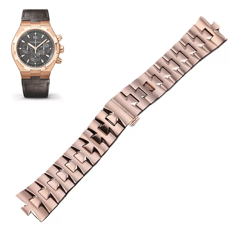 bracelet-de-montre-a-degagement-rapide_main-0 copy Rose Gold Strap Bracelet for Vacheron Constantin Overseas in Stainless Steel