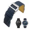 bracelet-de-montre-en-fiber-de-nylon-20_main-0 Blue Strap Band IWC Pilot Spitfire, Top Gun In Nylon - 20,21,22mm