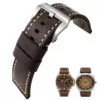 bracelet-panerai-en-cuir-de-vache-marron_main-0 Brown Cow Leather Strap for Panerai Submersible PAM Series 968/671 - 26mm