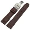 Brown-Genuine-leather-alligator-pattern-Bracelet-FOR-IWC-portugieser-Pilot-20mm-153338443520 Brown Alligator/Crocodile Grain Leather For IWC Portugieser, Pilot