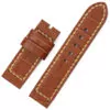 24mm-Main-de-Bracelet-De-Montre-V-ritable-Italie-Montre-En-Cuir-de-Bande-de-Cuivre_4 Brown Ammo Strap for Panerai Luminor, Marina, Submersible In Crocodile/Alligator Grain - 24mm