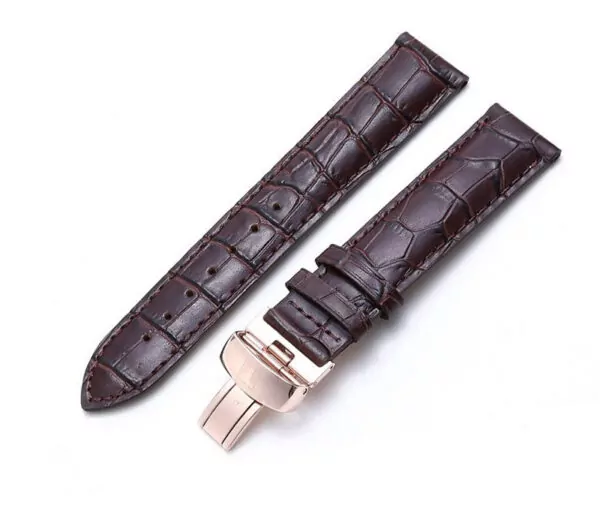 Brown_omme-1853-cuir-carson-durull-junya-19-2_variants-1 Brown Leather Alligator/Crocodile Grain Strap for Tissot Le Locle, T41, 1853...