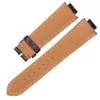 LVSAXH-3 Brown Leather Strap for Louis Vuitton Tambour in Genuine Crocodile
