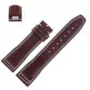 brown-no buckle_bracelet-de-montre-en-cuir-de-veau-itali_variants-24 Brown & White Quick-Release Strap Band For IWC Pilot, Portofino, Portugeiser in Genuine Calf Leather - 20,21mm