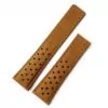 Rolamy-Montre-Bande-20-22mm-R-el-Veau-En-Cuir-Gris-Sangle-En-Daim-VINTAGE-Remplacement-4 Brown Racing Strap Bracelet for TAG Heuer - 20,22mm