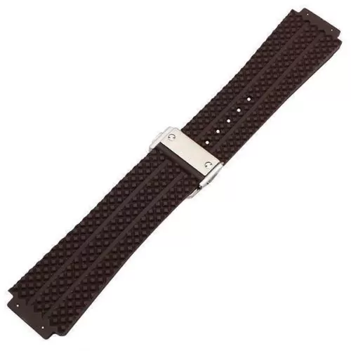 Brown Silicone Strap for Hublot Big Bang - Image 4