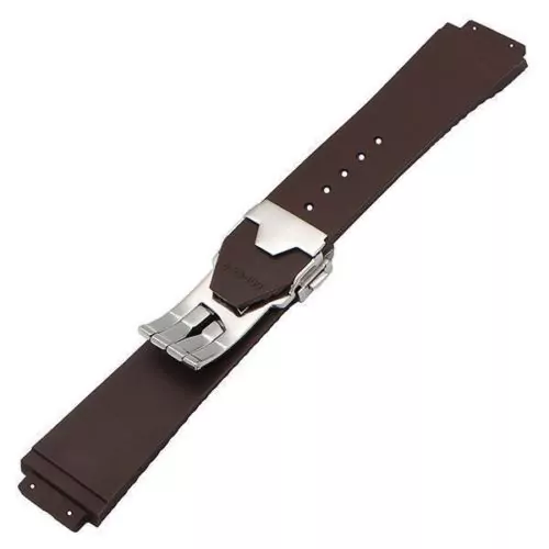 Brown Silicone Strap for Hublot Big Bang - Image 3