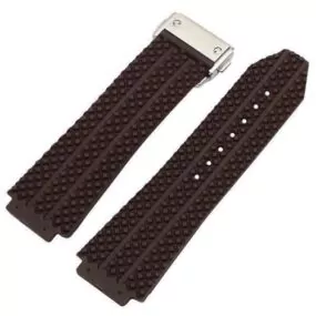 Brown Silicone Strap for Hublot Big Bang