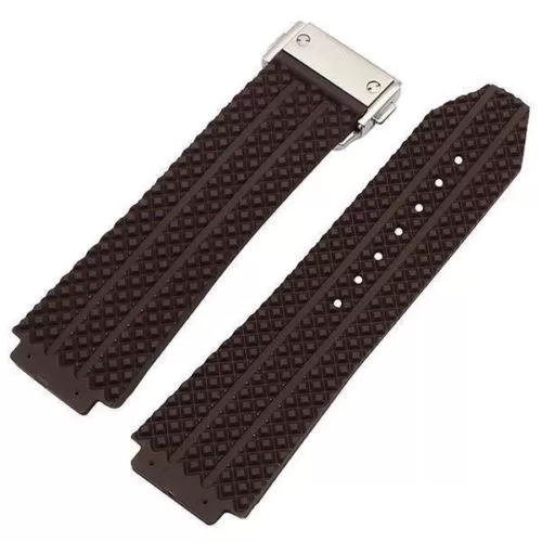 Brown Silicone Strap for Hublot Big Bang