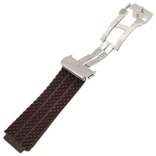 Brown Silicone Strap for Hublot Big Bang - Image 2