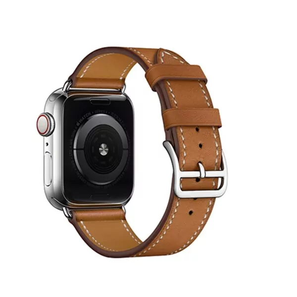 19_Bracelet-Double-Tour-pour-montre-Apple-s-rie-5-4-3-2-bracelet-pour-iWatch-Pulseira Brown Strap Apple iWatch Hermes In Leather