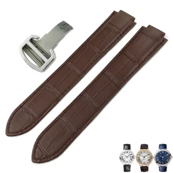 sand brown_racelet-de-montre-italien-en-cuir-de-va_variants-9(1) Brown Strap Ballon Bleu Cartier In Crocodile/Leather Grain