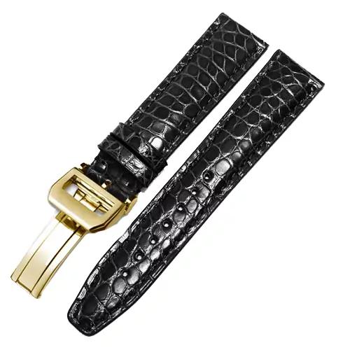 14_20mm-21mm-22mm-qualit-bracelet-de-montre-en-cuir-Alligator-noir-bleu-marron-bracelet-masculin-adapt Black Strap Band IWC Portofino, Portugieser In Genuine Crocodile 20,21,22mm