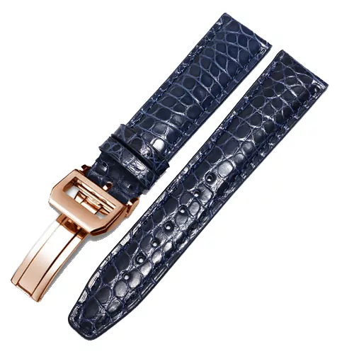 16_20mm-21mm-22mm-qualit-bracelet-de-montre-en-cuir-Alligator-noir-bleu-marron-bracelet-masculin-adapt Blue Strap Band IWC Portofino, Portugieser In Genuine Crocodile 20,21,22mm