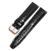 5_20mm-21mm-22mm-qualit-bracelet-de-montre-en-cuir-Alligator-noir-bleu-marron-bracelet-masculin-adapt Black Strap Band IWC Portofino, Portugieser In Genuine Crocodile 20,21,22mm
