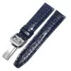 8_20mm-21mm-22mm-qualit-bracelet-de-montre-en-cuir-Alligator-noir-bleu-marron-bracelet-masculin-adapt Blue Strap Band IWC Portofino, Portugieser In Genuine Crocodile 20,21,22mm