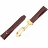 MLSP1G.S8 Brown Strap For Eliros, Pontos, Masterpiece, Maurice Lacroix 20,22mm Crocodile/Alligator Grain