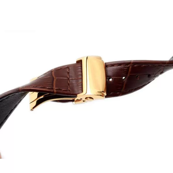 MLSP1G.S9 Brown Strap For Eliros, Pontos, Masterpiece, Maurice Lacroix 20,22mm Crocodile/Alligator Grain