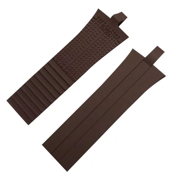 3_MERJUST-26-22-bleu-marron-noir-haute-qualit-en-caoutchouc-bracelet-de-montre-28mm-convient-pour Brown Strap for P6360 Porsche Design 26x6.5mm In Rubber