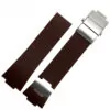25-12mm-de-Haute-qualit-bracelet-en-caoutchouc-souple-en-silicone-bracelets-avec-boucle-en-acier_1 Brown Strap for Ulysse Nardin Marine 25x12mm In Rubber
