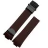 3_Bracelet-de-montre-en-caoutchouc-tanche-boucle-en-acier-bracelet-de-montre-en-Silicone-pour-Ulysse Brown Strap for Ulysse Nardin Marine 25x12mm In Rubber