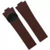 0_Bracelet-de-montre-en-caoutchouc-boucle-en-acier-bracelet-de-montre-en-Silicone-pour-Nardin-Marine Brown Strap for Ulysse Nardin Marine 25x12mm In Rubber