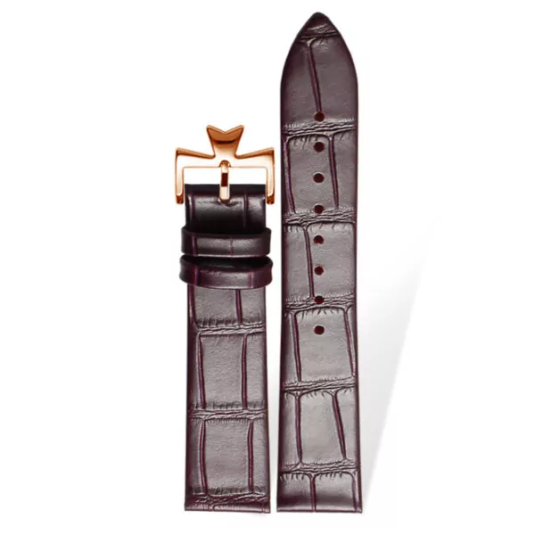 Purple-Strap-Vacheron-Constantin-Lady-Art-Master-Heritage-1 Brown Strap for Vacheron Constantin Patrimony, Traditionnelle, Egerie, Malte - 18,20,21mm