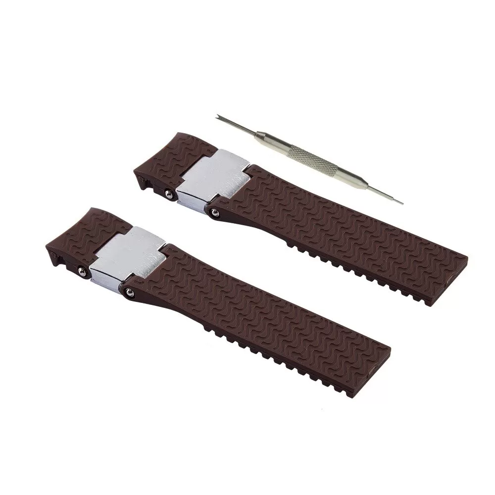4_Bracelet-de-montre-en-Silicone-Style-courbe-MDNEN-22mm-pour-Ulysse-Nardin-plongeur-marin-outil Brown Waves Strap For Ulysse Nardin Marine Diver/Torpilleur 22mm In Rubber