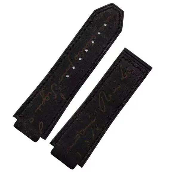 4_Haute-qualit-la-main-sangles-personnalit-Sculpture-motif-pour-marque-bracelet-de-montre-26-19mm-noir_result Black Berluti Strap & Rubber Back Strap for Hublot Big Bang - 26x19mm