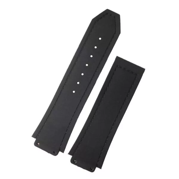 Brown-white-Leather-Rubber-Strap-Bracelet-FOR-Hublot-Big-Bang-band-26x19mm-153338442524-5 Brown Berluti Strap & Rubber Back Strap for Hublot Big Bang - 26x19mm
