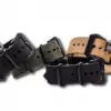 L-OTAN-la-main-r-tro-bracelet-en-cuir-bracelet-de-montre-24mm-noir-en-acier_5 Black Zulu Strap Panerai Luminor, Marina, Submersible 20, 22, 24mm In leather Patina