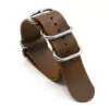 Nato-Distressed-leather-patina-all-sizes-1 Brown Zulu Strap Panerai Luminor, Marina, Submersible 20, 22, 24mm In leather Patina