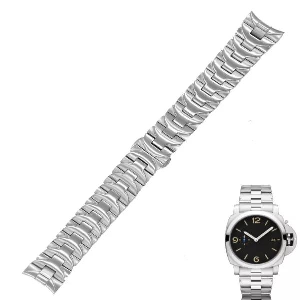 OPSS8K-5 Brushed Stainless Steel Bracelet for Officine Panerai Luminor Marina – 22,24,26mm