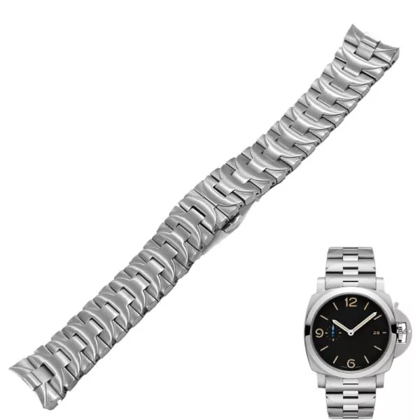 OPSS8K-1 Brushed Stainless Steel Bracelet for Officine Panerai Luminor Marina – 22,24,26mm