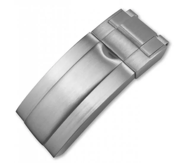 1_errure-de-glissement-de-boucle-de-pliag_variants-2 Brushed Steel Folding Clasp for Rolex Submariner, GMT I & II Stainless Steel - 16mm
