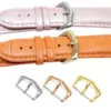 cartier-strap-with-pin-buckle-tank Black Leather Strap for Cartier Tank in Crocodile Grain – 7 Sizes