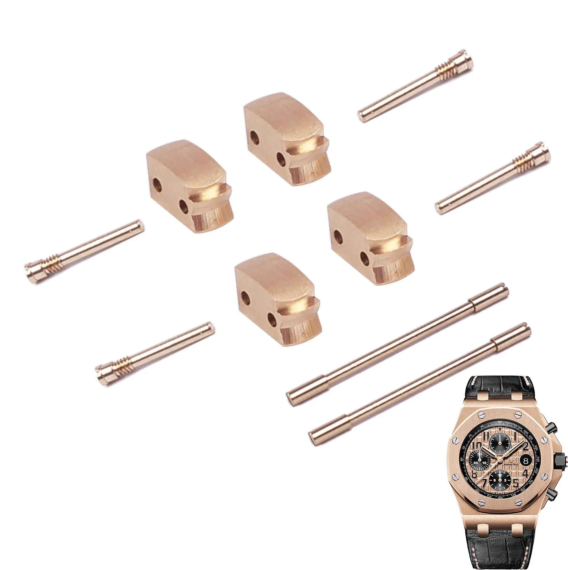 APPXXX-1 Conversion Kit for Rose Gold Royal Oak Offshore 42mm Audemars Piguet In Stainless Steel