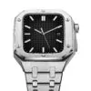 coque-bracelet-de-luxe-pour-apple-watc_main-1 Silver Royal Oak Case with Stainless Steel Bracelet for Apple Watch Series